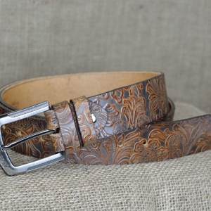 Kožený opasek od Tatiany pro běžné nošení 4 cm skladem